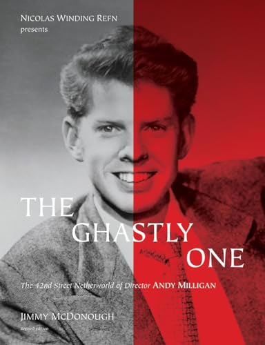 Book cover featuring a split portrait of director Andy Milligan.