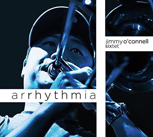 CD cover featuring a jazz musician playing a trombone in blue tones.