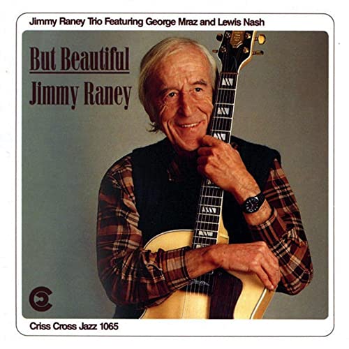 CD cover featuring guitarist Jimmy Raney smiling with his instrument.