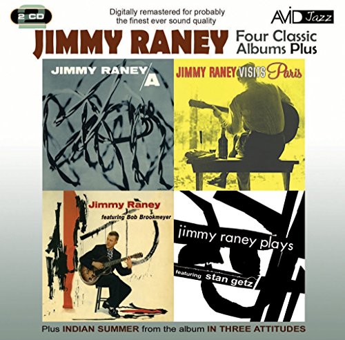 CD cover featuring four Jimmy Raney album artworks arranged in a two-by-two grid.