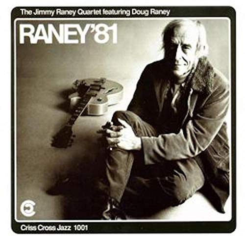 Black and white album cover featuring jazz guitarist Jimmy Raney.