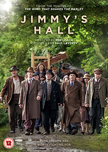 DVD cover for "Jimmy's Hall" depicting a group of people in period clothing.