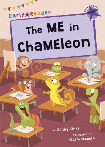 Colorful illustration of animals painting at small desks in a classroom.