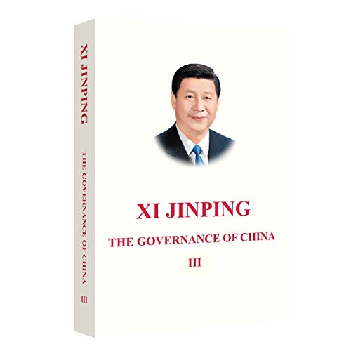 Book cover featuring Xi Jinping’s portrait and red text: “The Governance of China III.”