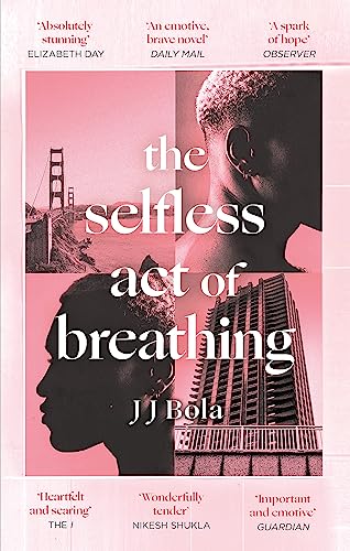 Book cover: pink tones, silhouettes, Golden Gate Bridge, and text.