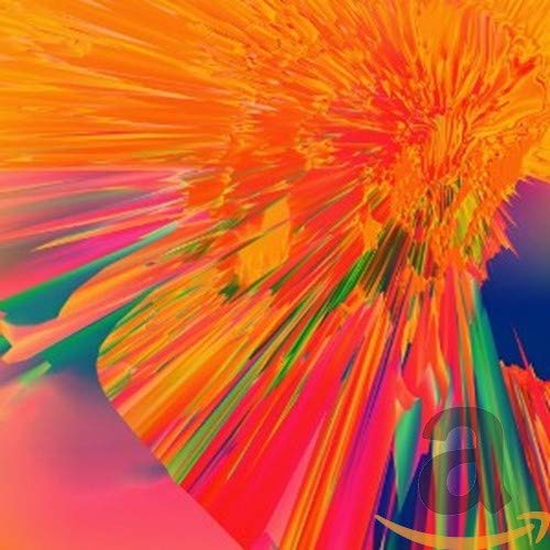 CD cover for Jmsn’s “It Is” featuring abstract orange and green streaks.