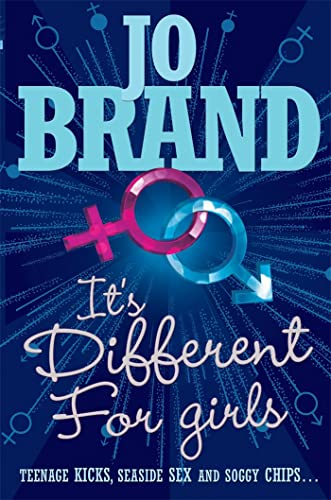 Book cover: "It's Different For Girls" by Jo Brand, with gender symbols.
