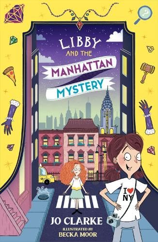 Book cover featuring two cartoon girls in front of a New York City skyline.