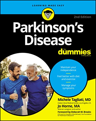 Book cover: "Parkinson's Disease For Dummies," 2nd Edition, with two men walking.