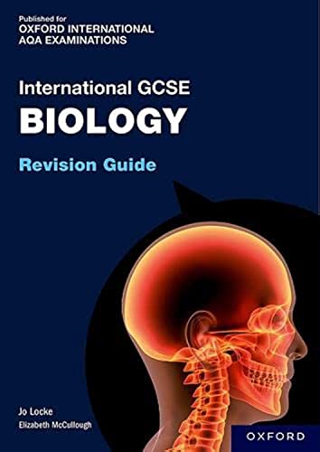 Biology revision guide cover with a brain illustration and white text.