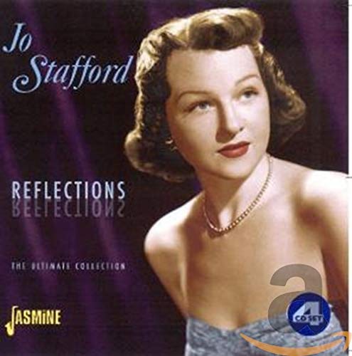 CD cover featuring a portrait of Jo Stafford, with purple background.