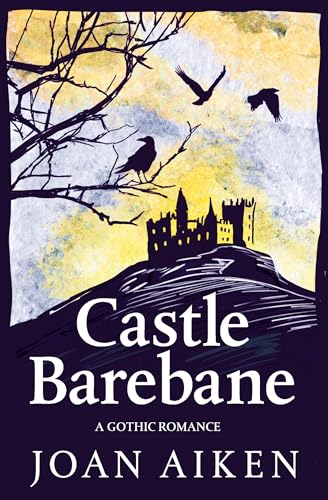 Book cover: dark castle silhouette, birds, and title “Castle Barebane.”