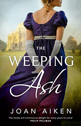 Book cover: woman in purple dress, Taj Mahal in background.