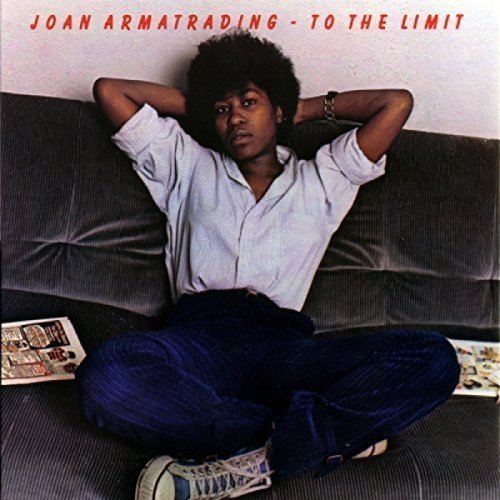 Album cover featuring Joan Armatrading sitting on a couch with a newspaper.