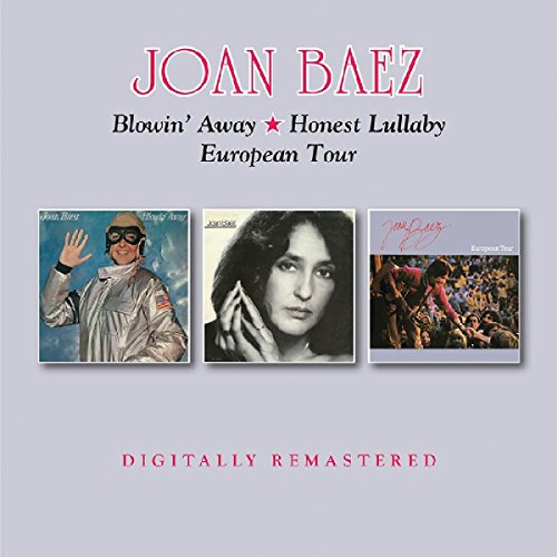 Joan Baez CD cover with four images of the artist and tour details.