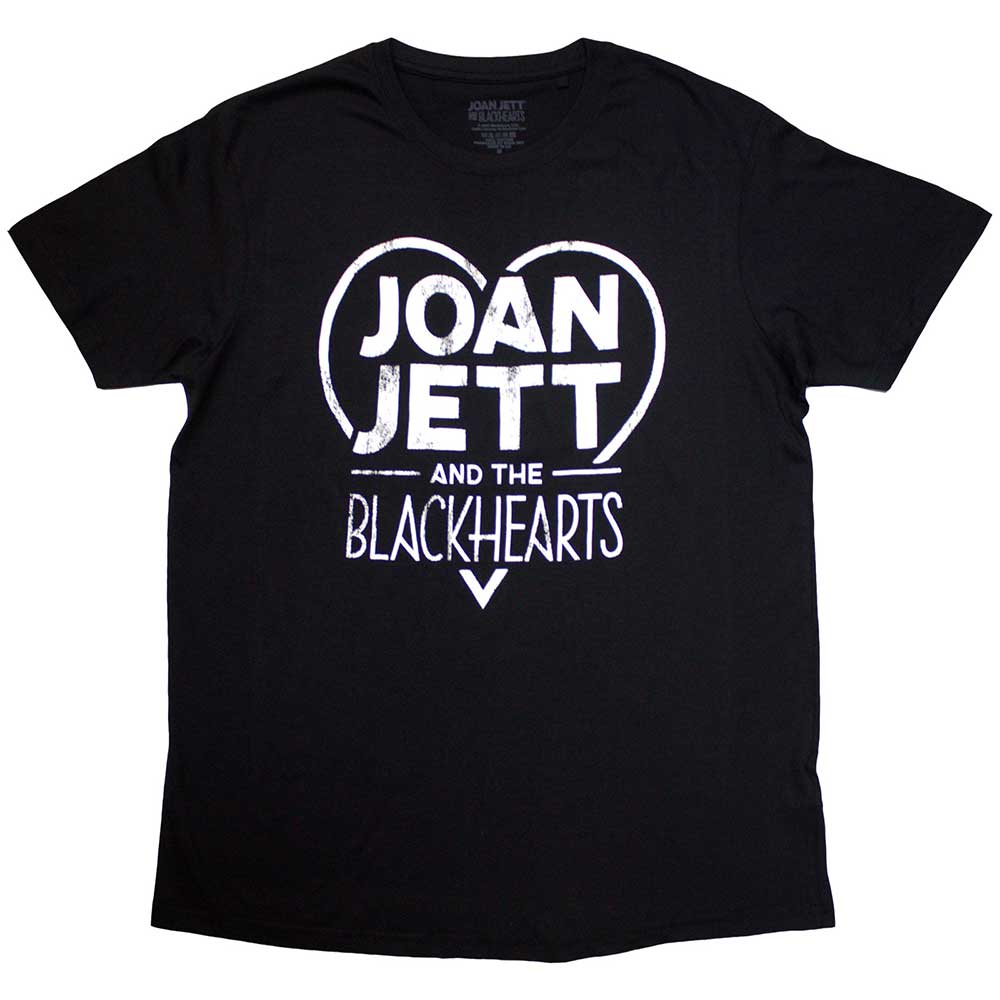 Black t-shirt featuring Joan Jett & The Blackhearts band logo, size XX-Large.