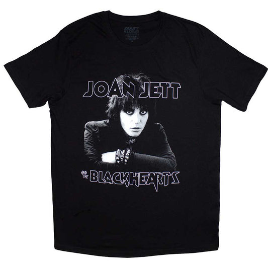 Medium unisex t-shirt featuring a photo of Joan Jett and The Blackhearts.