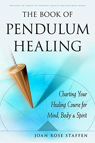 Book cover featuring a pendulum and blue, swirling background.