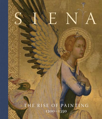 Book cover featuring a gold-leaf painting of an angel with large wings.
