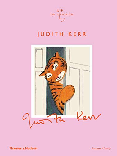Book cover featuring an orange tiger clinging to a white doorframe.