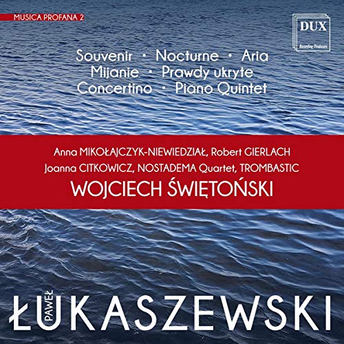 CD cover for “Musica Profana 2” by Pawel Lukaszewski, featuring wavy blue water.