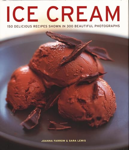 Book cover featuring chocolate ice cream with chocolate shavings.