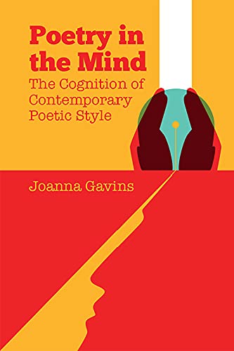Book cover: “Poetry in the Mind” with abstract red and yellow design.