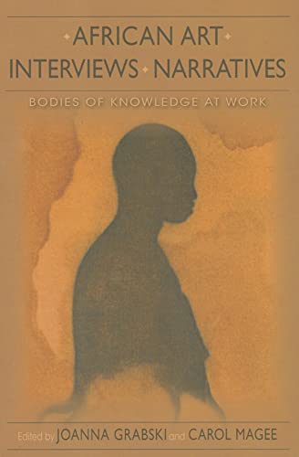 Book cover for “African Art” with a silhouette of a face.