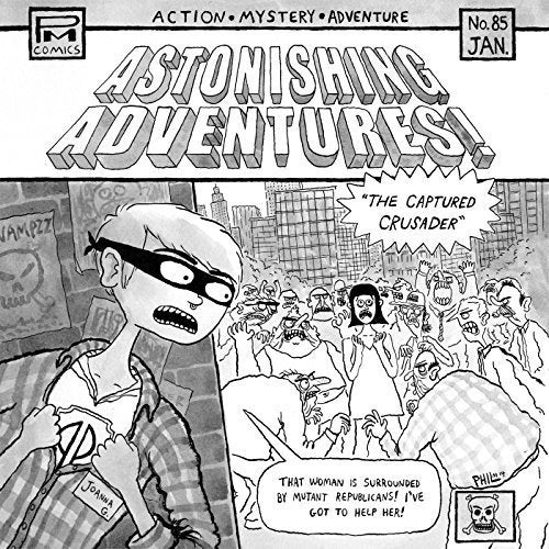 A black and white comic book cover featuring a woman surrounded by mutant reptiles.
