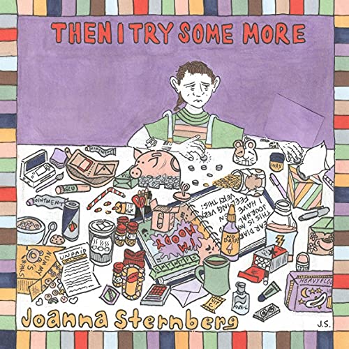 CD cover: illustrated scene of a person surrounded by objects.