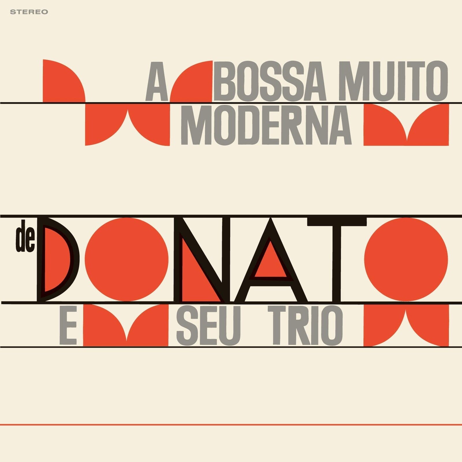 Album cover for "A Bossa Muito Moderna" by Joao Donato, geometric design.