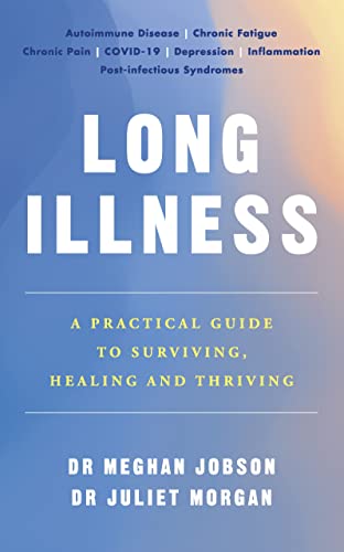 Book cover for "Long Illness" by Jobson and Morgan, blue gradient.