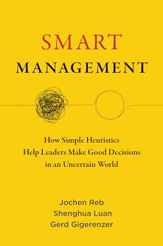Yellow book cover with "SMART MANAGEMENT" title and abstract line drawing.