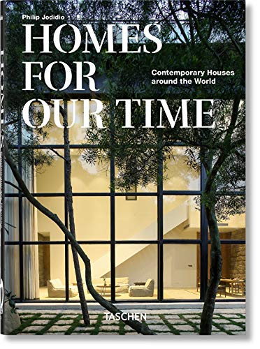 Book cover featuring a modern house with large glass windows behind trees.