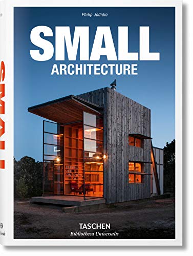 Book cover featuring a small, modern wooden building with large windows.