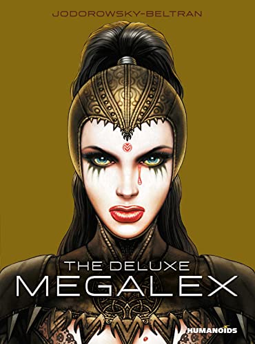 Book cover: "Megalex Deluxe Edition" featuring a woman in ornate armor.