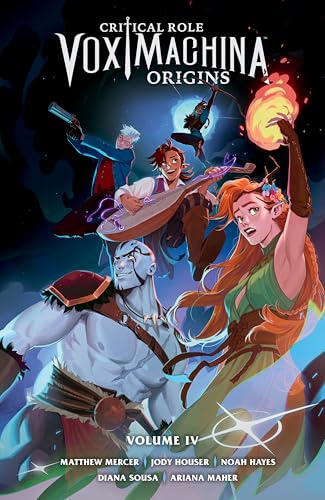 Cover of "Critical Role: Vox Machina Origins Volume IV" comic book.