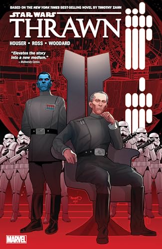 Book cover featuring Grand Admiral Thrawn and Imperial officers in red tones.
