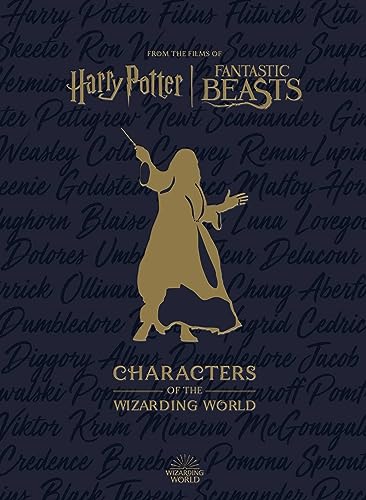 Book cover featuring a golden silhouette of a wizard with a wand.