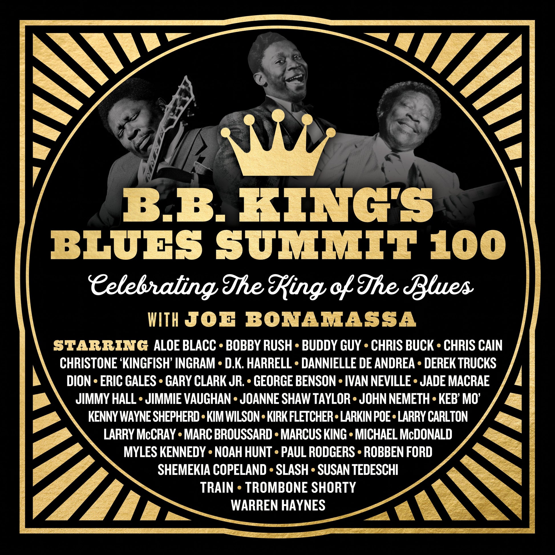 CD cover for “B.B. King’s Blues Summit 100” featuring multiple artists.