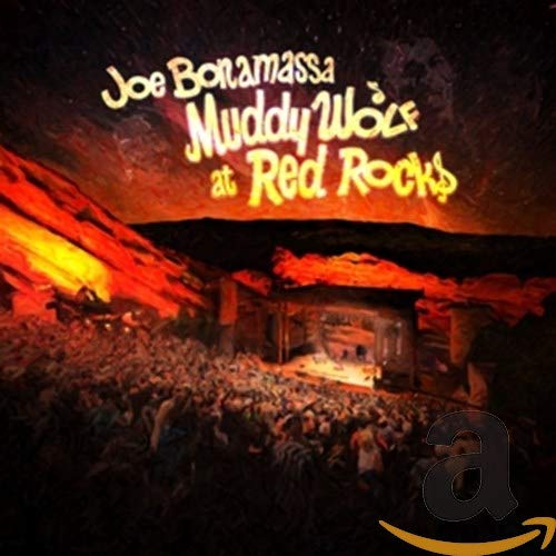 Joe Bonamassa Muddy Wolf at Red Rocks album cover showing a concert at night.
