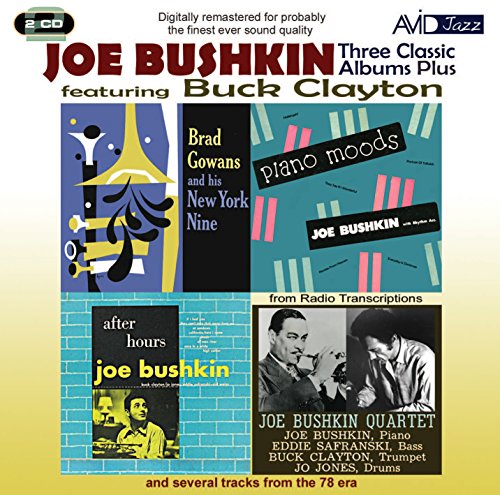 CD cover for Joe Bushkin featuring Buck Clayton’s three classic albums.