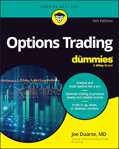 The book cover for Options Trading For Dummies, 5th Edition, by Joe Duarte, MD.