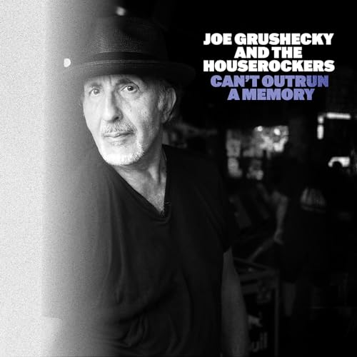 Black and white album cover featuring Joe Grushecky in a hat.