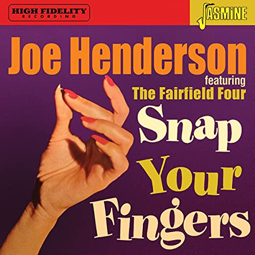 CD cover for Joe Henderson’s “Snap Your Fingers” with hand illustration.