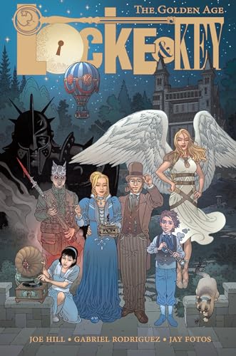 Locke & Key: The Golden Age" cover with characters, a castle, and fantastical creatures.