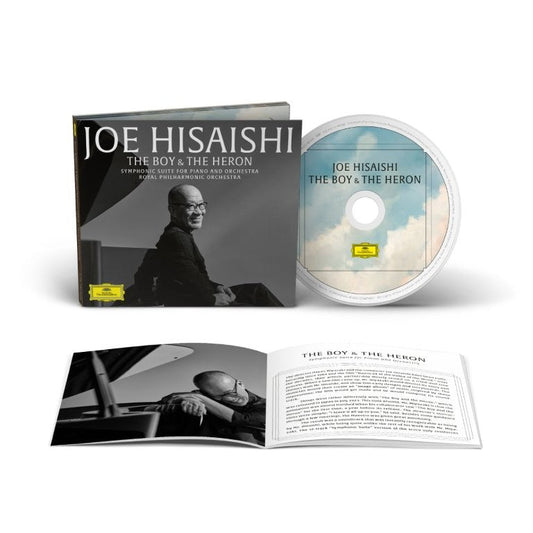 CD packaging for Joe Hisaishi’s “The Boy and the Heron” soundtrack.