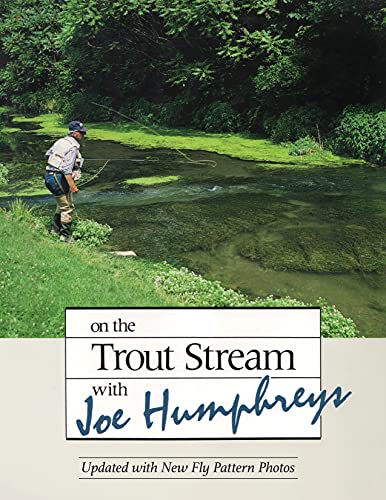 Fly fisherman casting in a stream, book cover with title text.