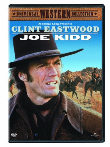 DVD cover for Western film "Joe Kidd" starring Clint Eastwood.