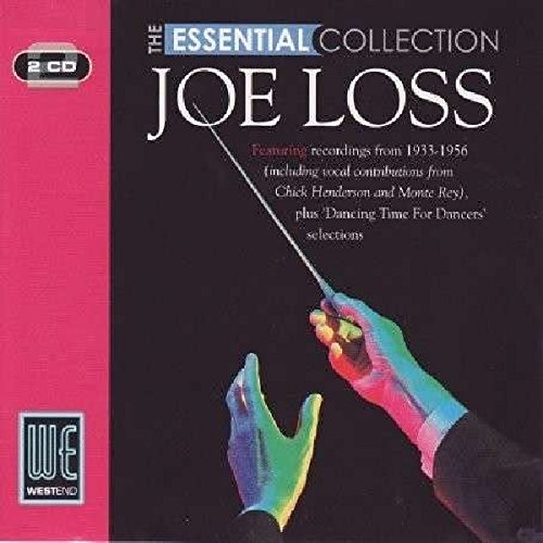 "CD cover with conductor's hands and 'Joe Loss - The Essential Collection' text."